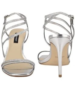 Nine West Metallic Mindset Zana Heeled Sandals