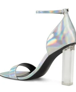 Nine West Metallic Mindset Zariah Ankle Strap Sandals 10 Nine West Metallic Mindset Zariah Ankle Strap Sandals