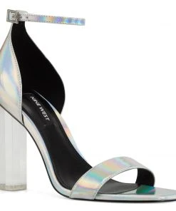 Nine West Metallic Mindset Zariah Ankle Strap Sandals