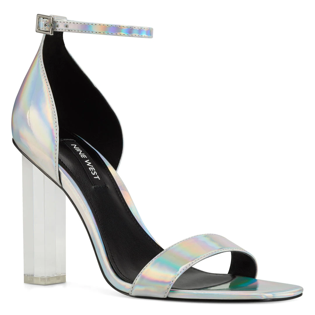 Nine West Metallic Mindset Zariah Ankle Strap Sandals 4 Nine West Metallic Mindset Zariah Ankle Strap Sandals