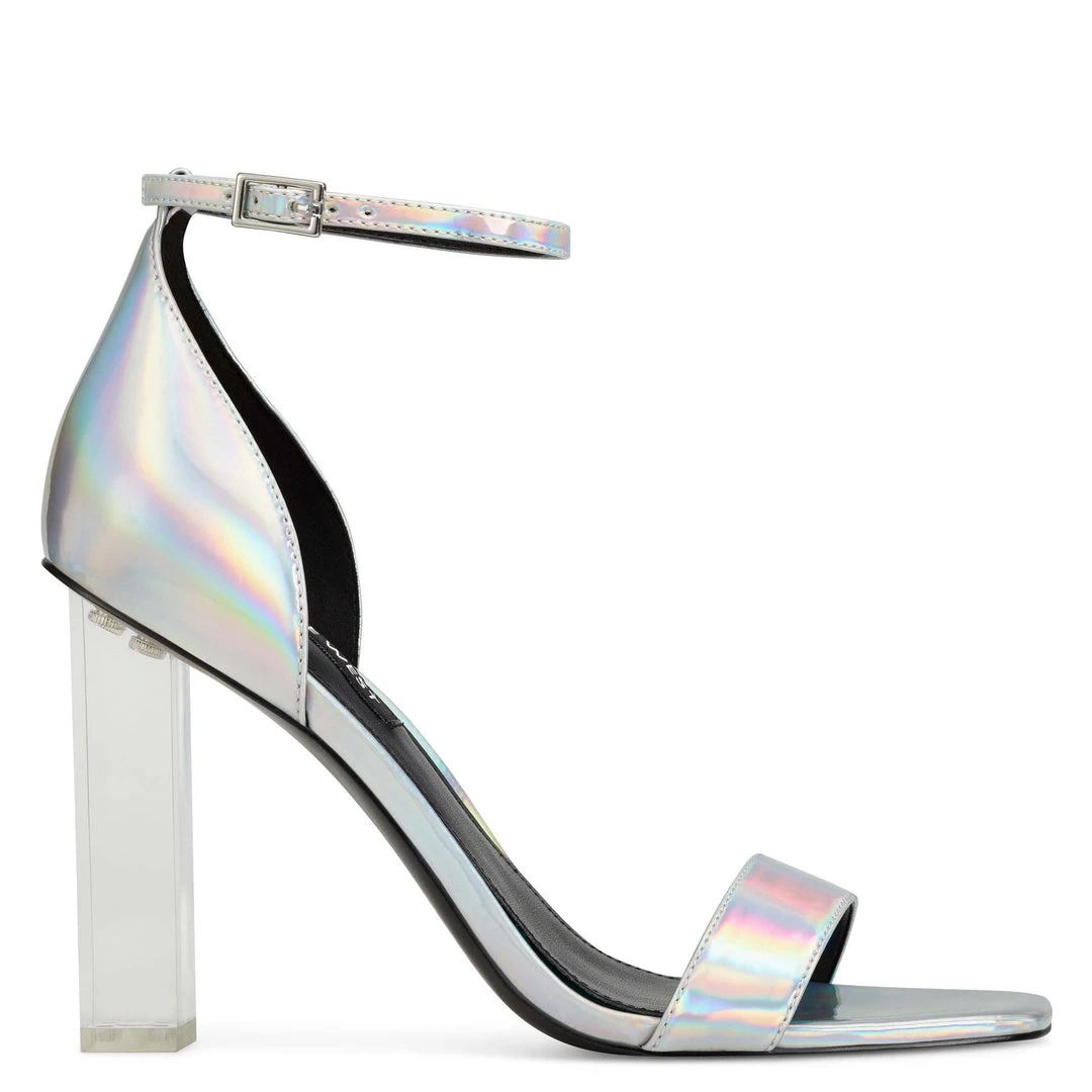 Nine West Metallic Mindset Zariah Ankle Strap Sandals 3 Nine West Metallic Mindset Zariah Ankle Strap Sandals