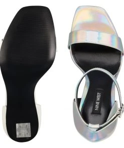 Nine West Metallic Mindset Zariah Ankle Strap Sandals 13 Nine West Metallic Mindset Zariah Ankle Strap Sandals