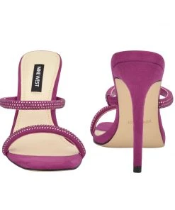 Nine West Heels Zarleen Heeled Slide Sandals