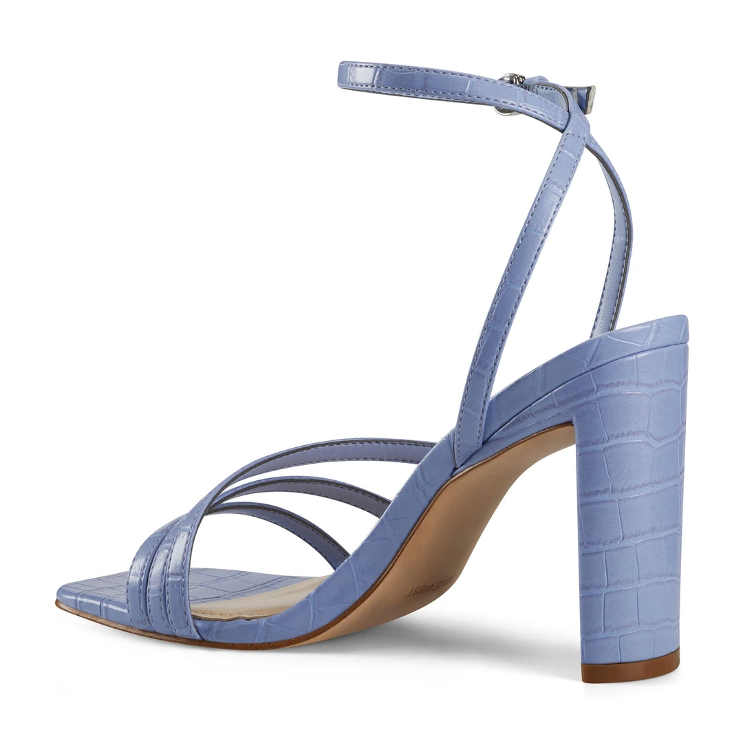 Nine West Heels Zelina Heeled Strappy Sandals 5 Nine West Heels Zelina Heeled Strappy Sandals