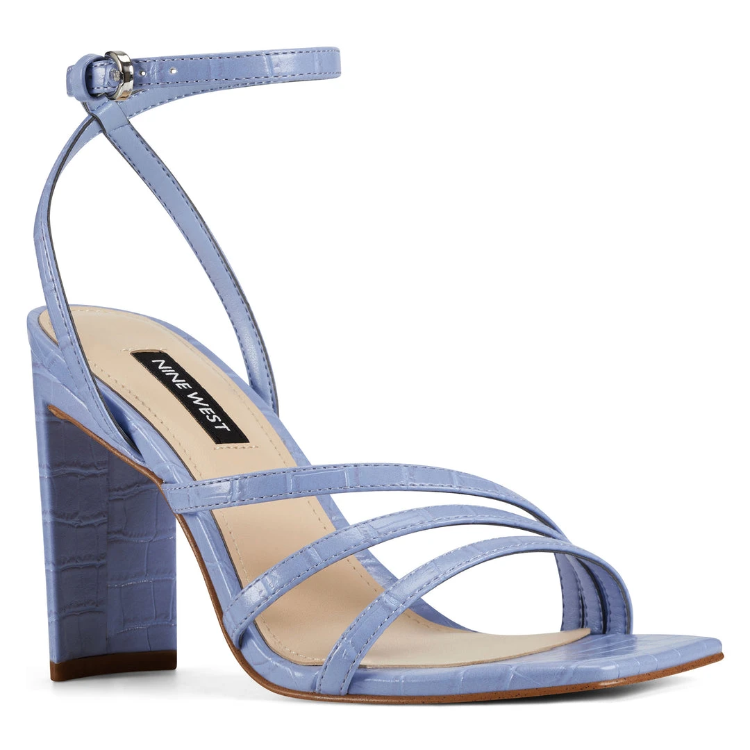 Nine West Heels Zelina Heeled Strappy Sandals 4 Nine West Heels Zelina Heeled Strappy Sandals