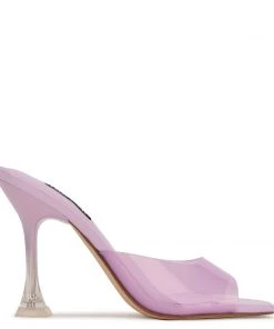 Nine West Color Pop Zooza Heeled Slide Sandals