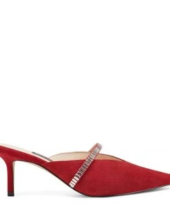 Nine West Heels Aenia Jewel Strap Mules